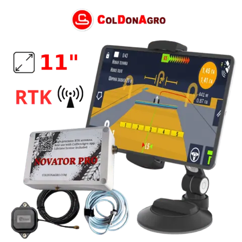 RTK Агронавігатор Novator PRO - Точне землеробство для тракторів та комбайнів